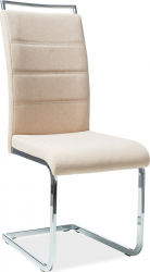 H 441 - jídelní židle látka Béžová č.98/ nohy chrom (H441BEM) (S) (K150-E)
