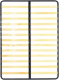 Lamelový rošt KOVOVÝ ROŠT 7867, 140x200 v kovovém rámu