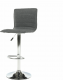 Barová židle PINAR, šedá/chrom