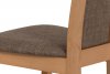 Jídelní židle BC-3921 BUK3, barva buk, potah hnědý