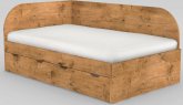 Dětská postel REA GARY 120x200 s úložným prostorem, levá, LANCELOT
