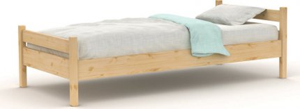 Masivní postel L808, 90×200, borovice