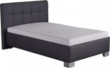 Čalouněná postel Kelvin 140x200, s úložným prostorem, šedá