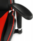 Kancelářské herní křeslo CARPI s Bluetooth reproduktory, černá/ červená