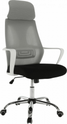 Kancelářská židle TAXIS, šedá/černá/bílá