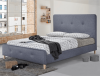 Čalouněná postel COLON NEW 160x200, tmavě šedá