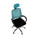 Kancelářská židle ELMAS, modrá/černá