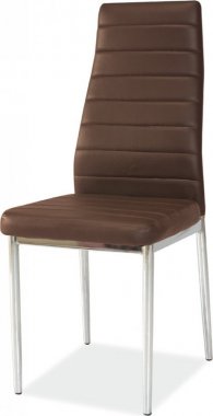 Jídelní čalouněná židle H-261 hnědá II. jakost