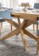 Rozkládací jídelní stůl AREZO 39, masiv dub medový