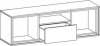 Obývací stěna, sestava BUCKET SET1 (komoda, TV stolek, police) dub artisan/wenge