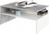Konferenční stolek DAMOLI, beton/bílá