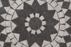 Zahradní stůl JF2228, deska z keramické mozaiky, kovová konstrukce, šedý lak Antik