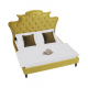 Čalouněná postel REINA 180x200, zlatá Velvet