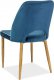 Jídelní čalouněná židle VERDI modrá