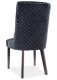 Designová jídelní židle IVONA VELVET černá