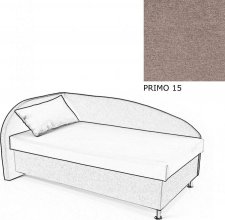 Čalouněná postel AVA NAVI, s úložným prostorem, 120x200, levá, PRIMO 15