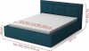Čalouněná postel MIRABEL PLUS 200x200, výběr látek