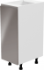 Spodní kuchyňská skříňka AURORA D30, levá, bílá/šedá lesk