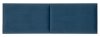 Postel GRAUS 180x200 s čalouněným čelem a úložným prostorem, modrá ZG002/buk rustikal