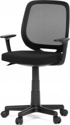 Kancelářská židle, černá látka, plastový kříž KA-W022 BK