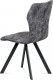 Jídelní židle HC-690 GREY2, šedá látka, antracit kov