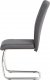 Jídelní židle DCL-455 GREY2, šedá látka-ekokůže, chrom