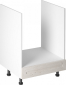 Spodní kuchyňská skříňka ROYAL D60ZK pro vestavnou troubu, bílá/sosna skandinávská
