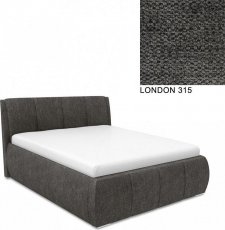 Čalouněná postel AVA EAMON UP 180x200, s úložným prostorem, LONDON 315