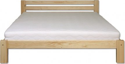 Masivní postel KL-105, 120x200, borovice, výběr moření