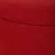 Čalouněný taburet DARON s úložným prostorem, oxy fire červená/chrom