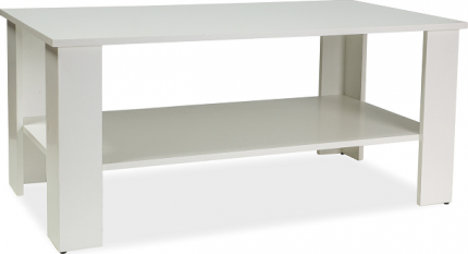 ARIEL - konferenční stůl lamino Bílá (ARIELB) (S) (K150-E)