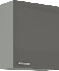 Kuchyňská skříňka Garid 60 G 72 1F šedý lesk/šedá