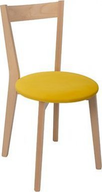 židle  IKKA dub sonoma/žlutá (TX069/Otusso 14 yellow)***POSLEDNÍ KUS