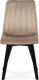 Jídelní židle CT-617 CRM4, krémová sametová látka/černé dřevo
